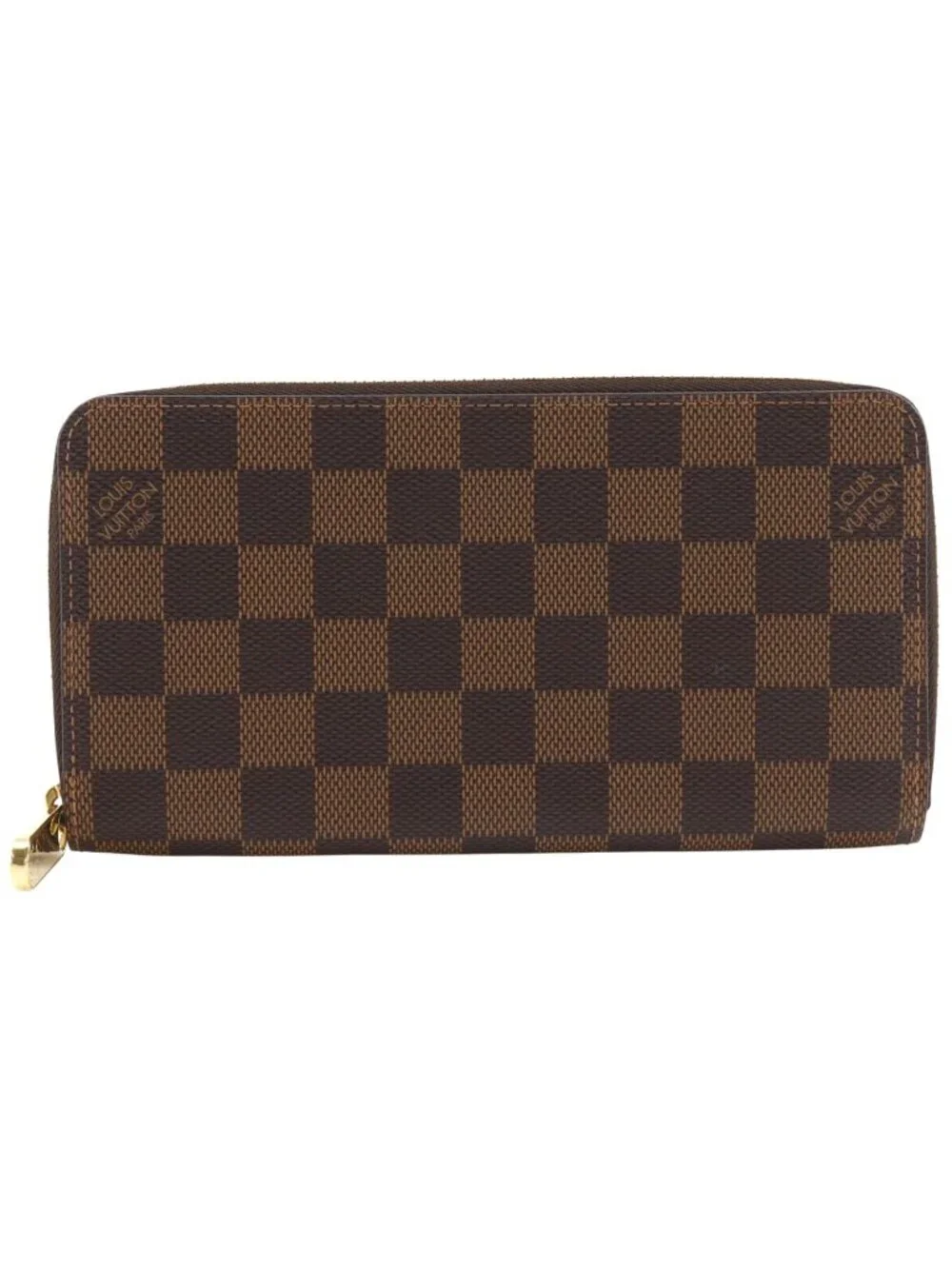 Louis Vuitton Zippy Wallet Damier Canvas Brown